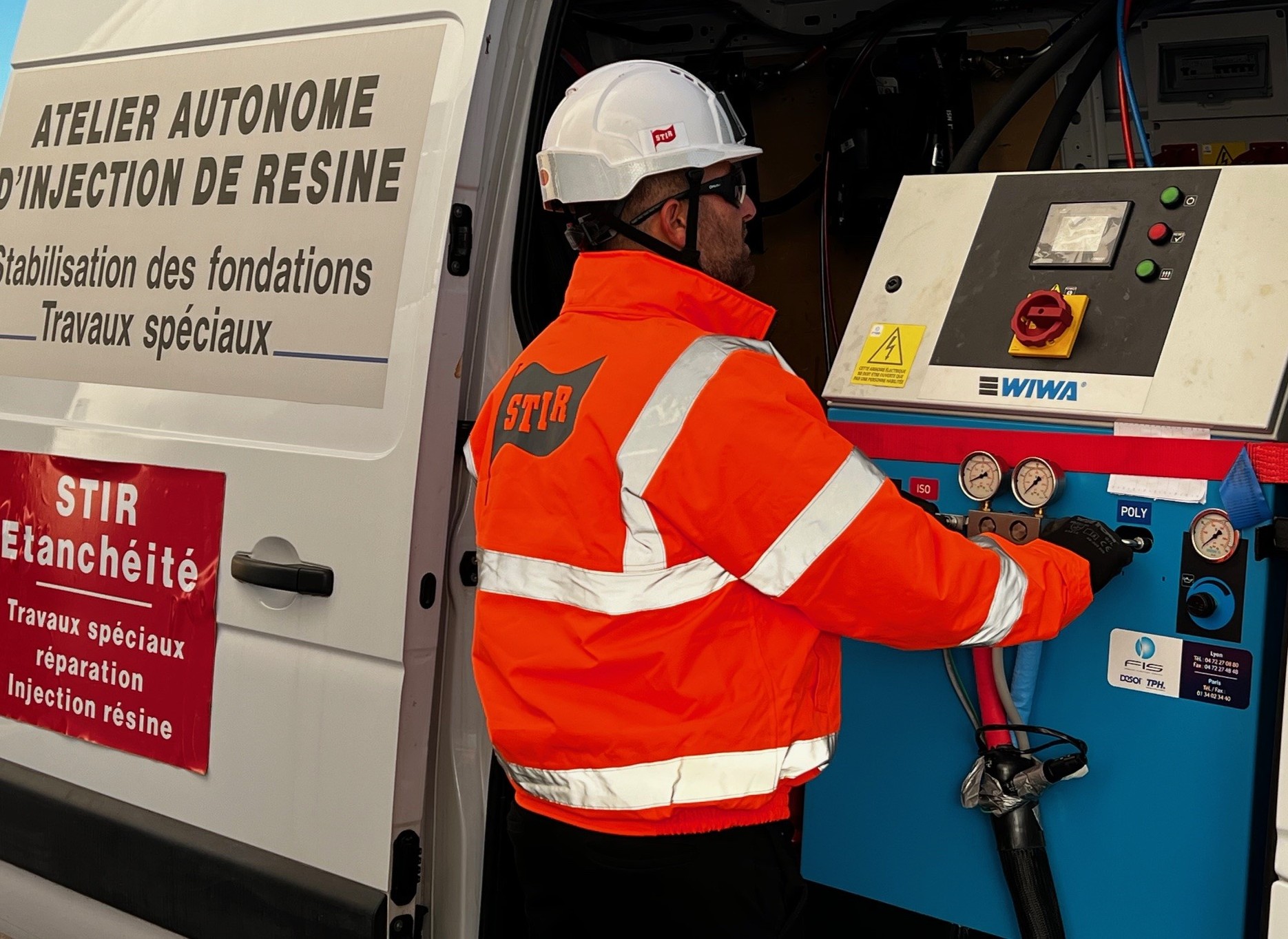 Travaux de consolidation et stabilisation réalisés par STIR